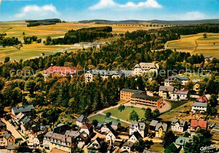 Steben Bad Kuranlagen Luftaufnahme