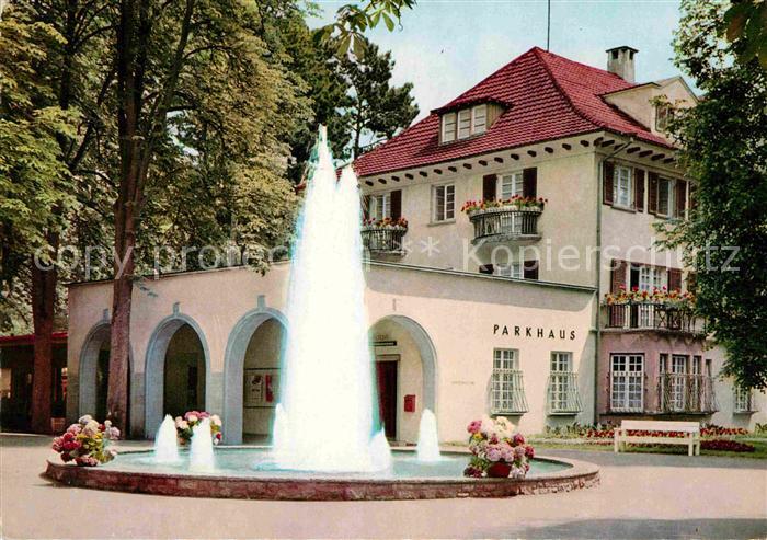 Mergentheim Bad Kurpark Springbrunnen
