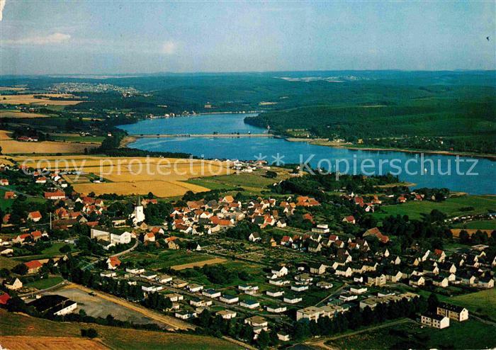 Moehnesee Panorama Luftaufnahme
