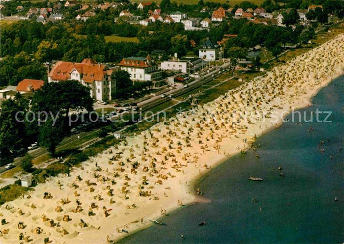 Scharbeutz Ostseebad Strand Luftaufnahme