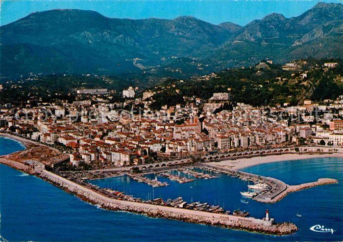 Menton Alpes Maritimes Luftaufnahme