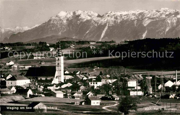 Waging See mit Untersberg