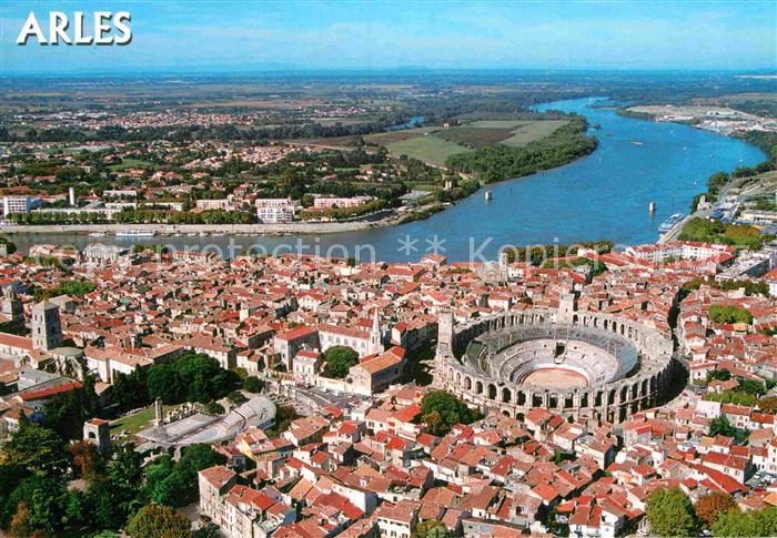 Arles Bouches-du-Rhone Fliegeraufnahme Theatre antique