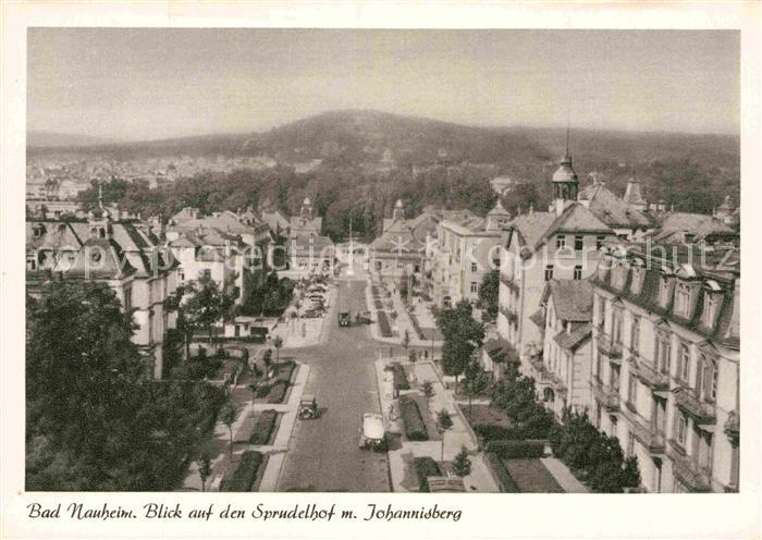 Bad Nauheim Sprudelhof mit Johannisberg