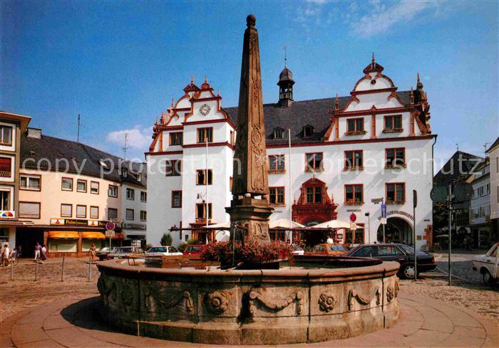 Darmstadt Rathaus und Marktbrunnen