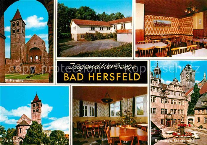 Bad Hersfeld Jugendherberge Stiftsruine Rathaus Kirche