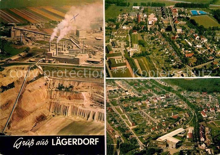 Laegerdorf Fliegeraufnahme Breitenburger-Portland-Cement-Fabrik