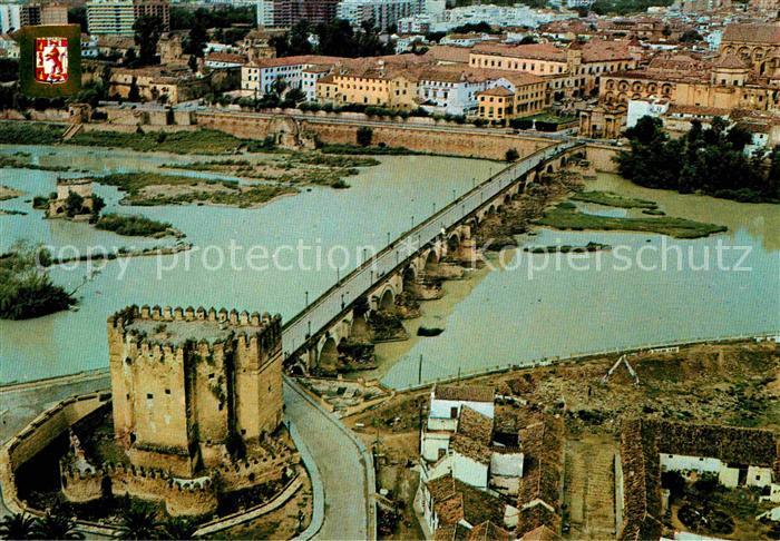 Cordoba Andalucia Fliegeraufnahme Brueckenpartie