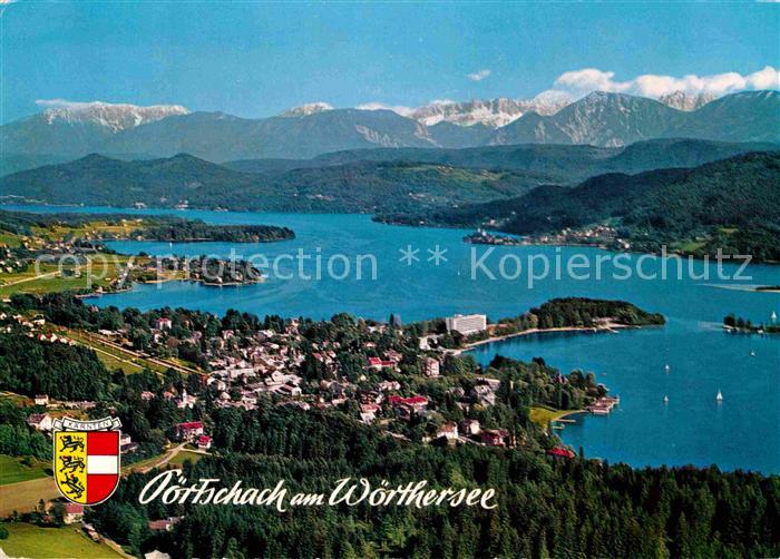 Poertschach Woerthersee mit Karawanken