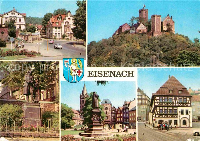 Eisenach Thueringen Wartburg Marienstrasse Bach-Denkmal