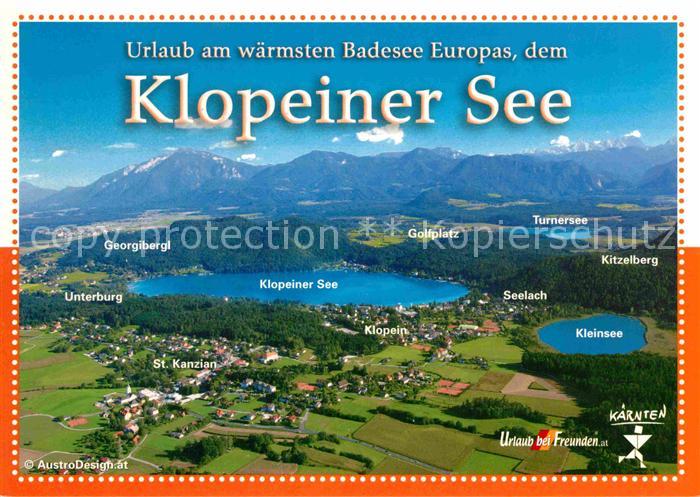 Klopeinersee Fliegeraufnahme