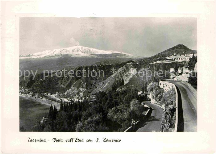 Taormina Sizilien Vista sul Etna