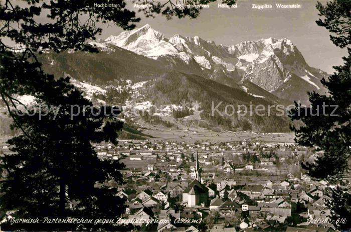 GARMISCH-PARTENKIRCHEN Bayern mit Zugspitzgruppe