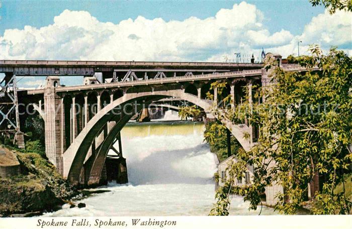 Spokane Washington Falls Bruecke