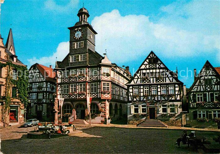 Heppenheim Bergstrasse Zum goldenen Engel Fachwerk