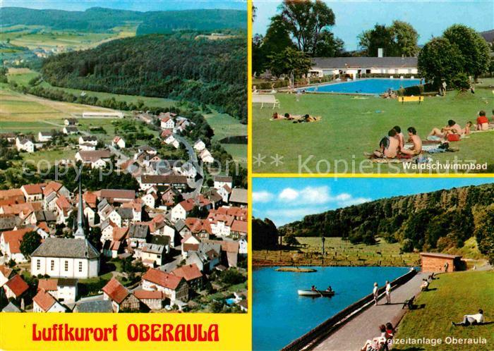 Oberaula Schwimmbad Freizeitanlage Fliegeraufnahme