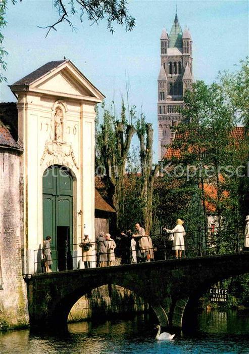 BRUGGE Bruges Belgie Ingangspoort vant Begihnhof