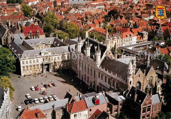 BRUGGE Bruges Belgie Fliegeraufnahme