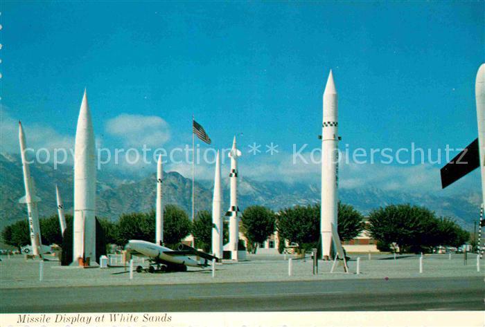 Alamogordo Missile Display at White Sands