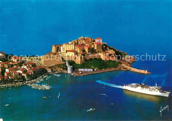 Calvi Fliegeraufnahme Citadelle Corse