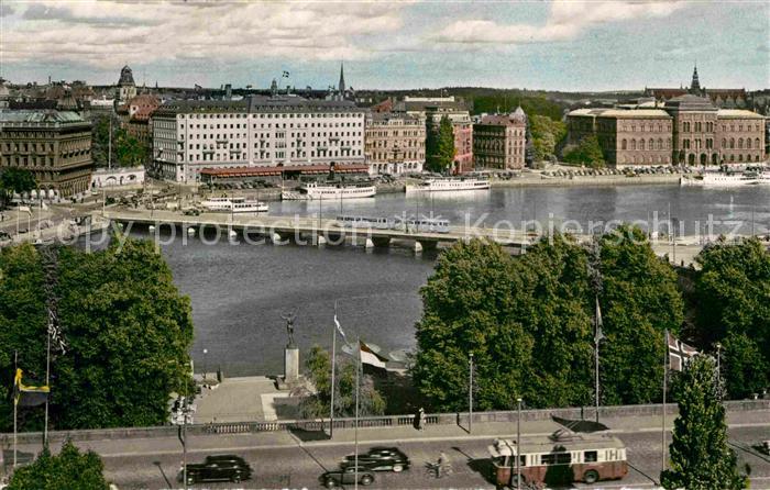Stockholm View on Norrstroem Grand Hotel National Art Gallery