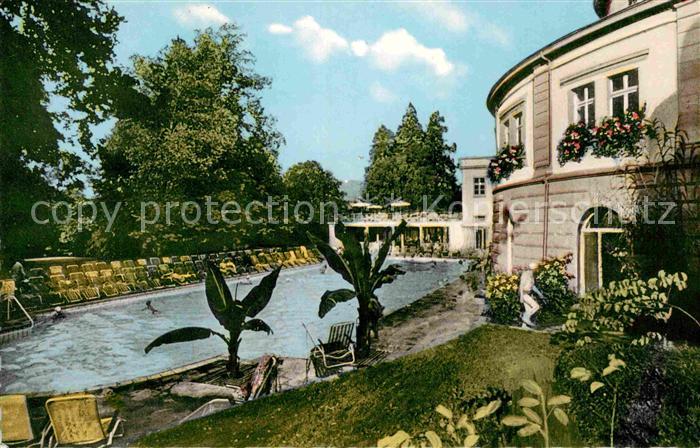 BADENWEILER BW Offenes Thermalschwimmbad Kurort Schwarzwald