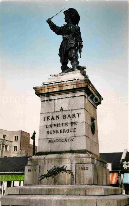 Duenkirchen Dunkerque Statue de Jean Bart Monument