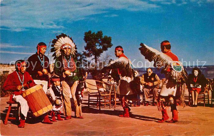 Arizona US-State Hopi Indian Dancers Grand Canyon