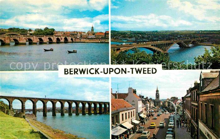 Berwick-upon-Tweed Old Bridge Royal Tweed Bridge Royal Border Bridge High Street