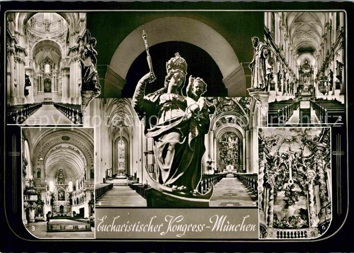 Muenchen Bayern St Kojetan St Peter St Michael Liebfrauendom St Ludwig Asamkirch