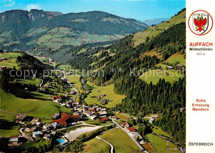 Auffach Muehltal Eingang zur Kundler Klamm Fliegeraufnahme