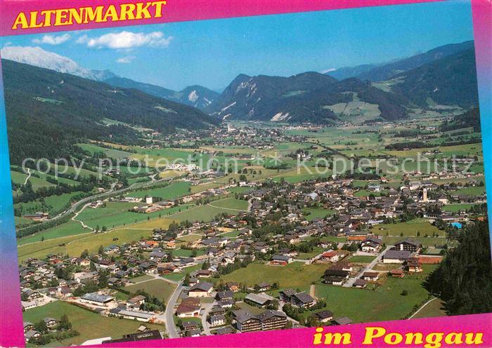 Altenmarkt Pongau zwischen Dachstein und Tauern Fliegeraufnahme