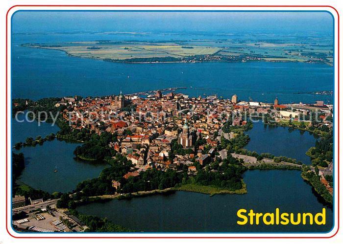 Stralsund Mecklenburg Vorpommern Fliegeraufnahme