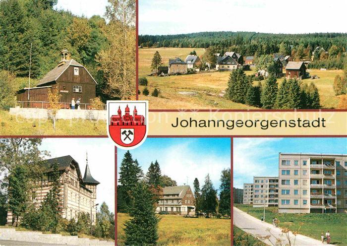 Johanngeorgenstadt Schaubergwerk OT Steinbach HO Hotel Gaststaette Neubaugebiet