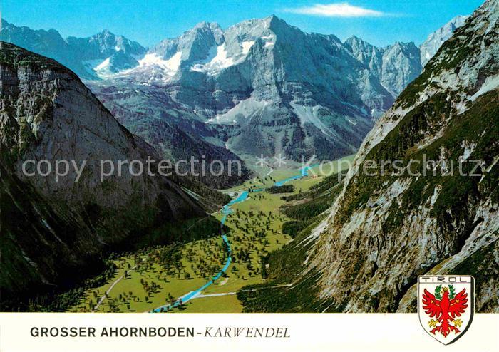 Grosser Ahornboden Panorama Karwendelgebirge Fliegeraufnahme