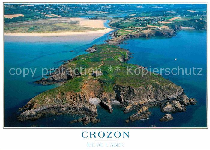 Crozon Ile de l'Aber vue aerienne
