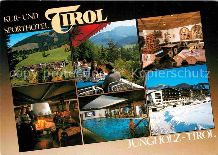 Jungholz Tirol Kur und Sporthotel Tirol Restaurant Kaminzimmer Hallenbad