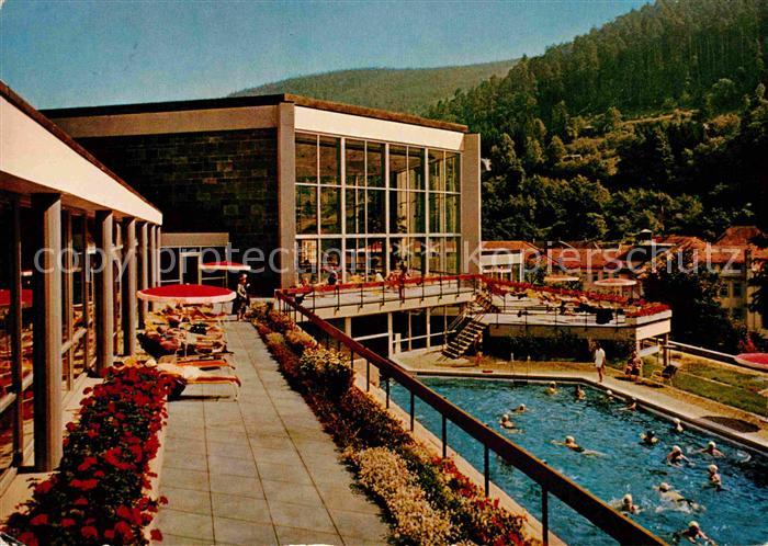 Wildbad Schwarzwald Thermal Bewegungsbad Freibad Liegehallen