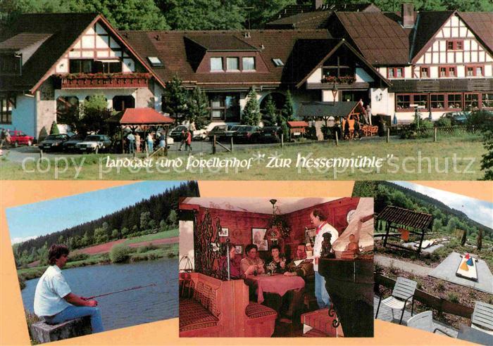 Kleinlueder Landgasthof Forellenhof Zur Hessenmuehle Angeln Minigolf