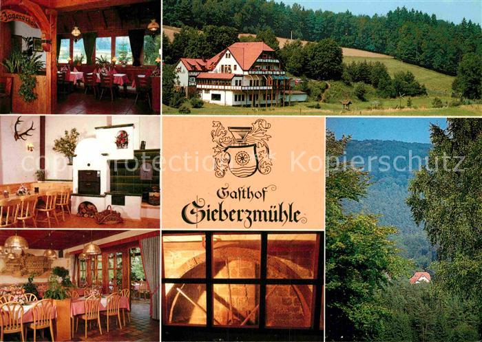 Hosenfeld Gasthof Sieberzmuehle Restaurant Waldpartie