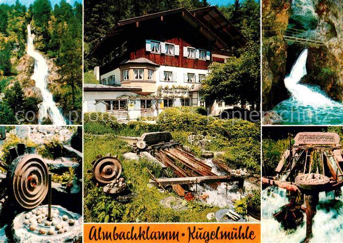 Markt Schellenberg Gasthaus Pension Kugelmuehle Almbachklamm Wasserfall