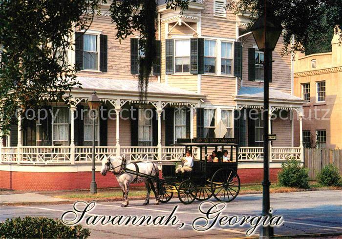 Savannah Georgia Pferdedroschke