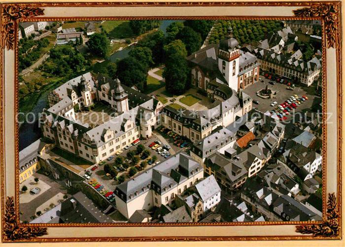 Weilburg Schloss Barocke Residenzstadt Fliegeraufnahme Bilderrahmen