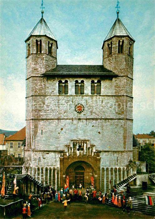 Bad Gandersheim Gandersheimer Domfestspiele vor dem Westportal des Doms