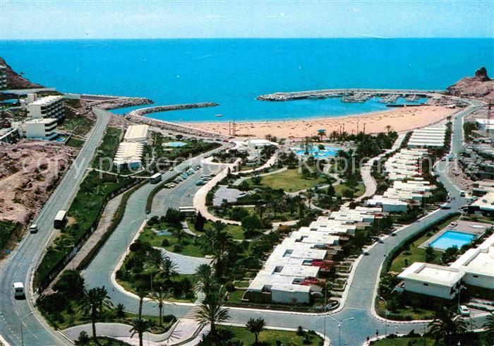 Puerto Rico Gran Canaria Feriendorf Strand Fliegeraufnahme