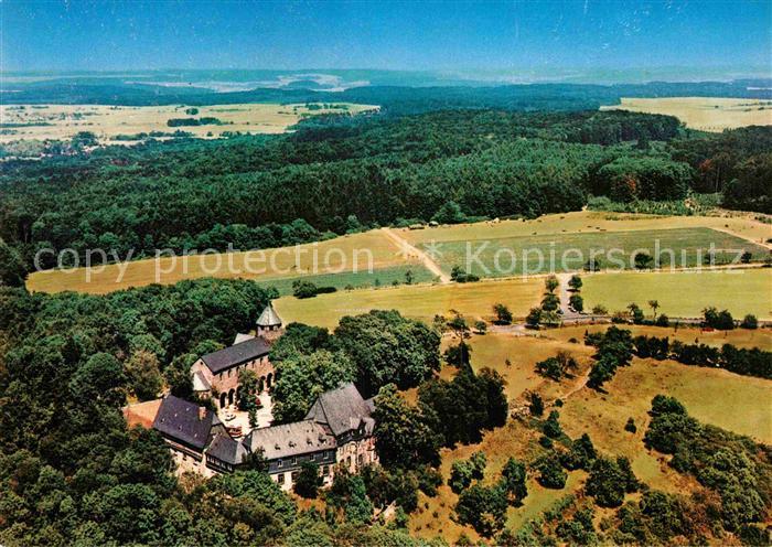 Giessen Lahn Kloster Schiffenberg 9. Jhdt. Fliegeraufnahme