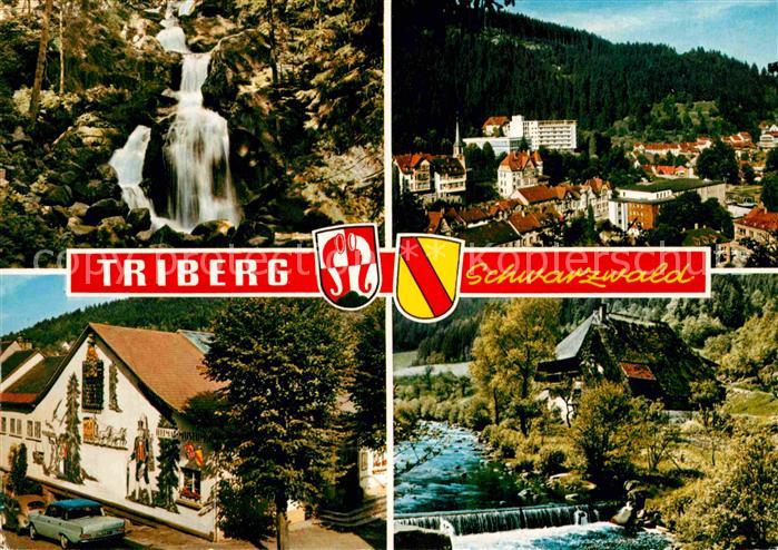 Triberg Schwarzwald Teilansichten Heimatmuseum Bauernhof Wasserfall