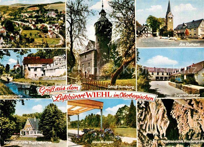 Wiehl Oberbergischer Kreis Waldgaststaette Tropfsteinhoehle Schloss Homburg Rath
