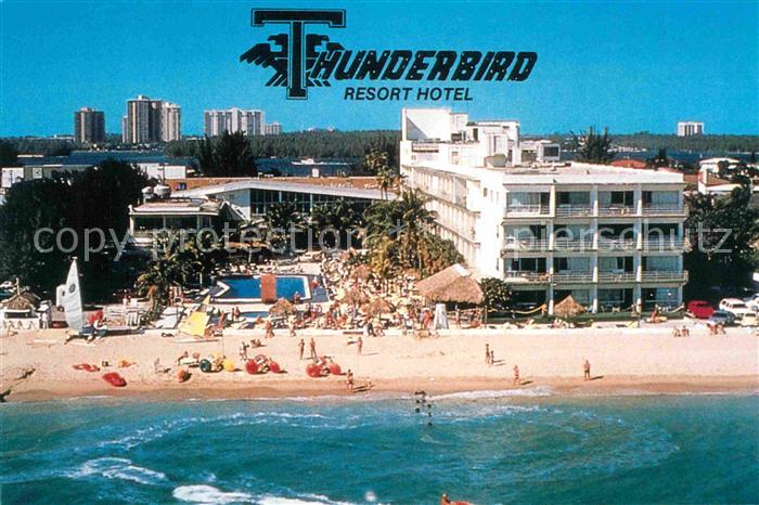 Miami Beach Thunderbird Resort Hotel aeriel view