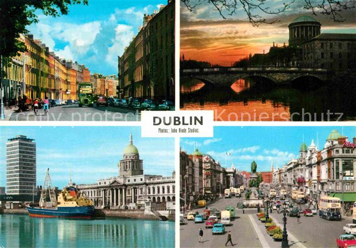 DUBLIN  Ireland Teilansichten Stadtpanorama im Sonnenuntergang